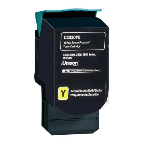 Lexmark toner cartridge yellow (C232HY0 / 0C232HY0) (Return)