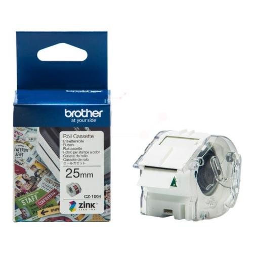 Brother labels white (CZ1004), 25mm