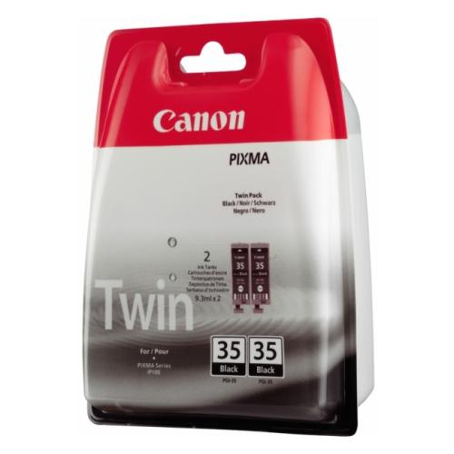 Canon printcartridge black (1509B029 / PGI35BK) (Twin Pack)