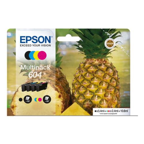 Epson printcartridge black / cyan / magenta / yellow (C13T10G64010 / 604) (multipack)