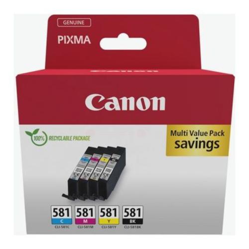 Canon printcartridge black / cyan / magenta / yellow (2103C007 / CLI581) (multipack)