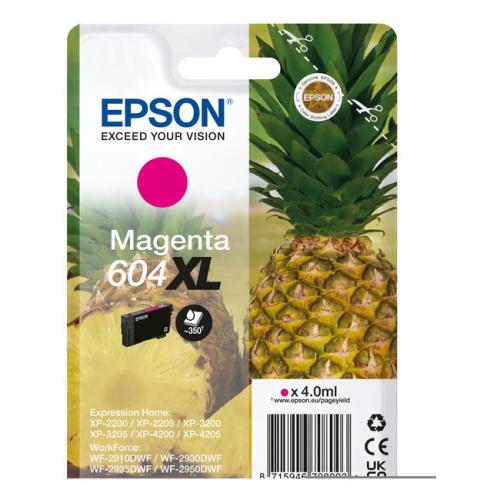 Epson printcartridge magenta (C13T10H34010 / 604XL) (high capacity)