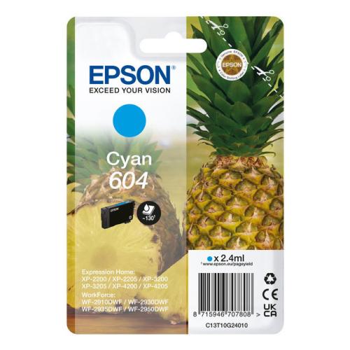 Epson printcartridge cyan (C13T10G24010 / 604)