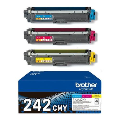 Brother toner cartridge cyan / magenta / yellow (TN242CMY /) (multipack)