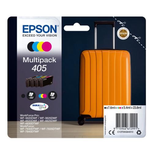 Epson printcartridge black / cyan / magenta / yellow (C13T05G64010 / 405) (multipack)