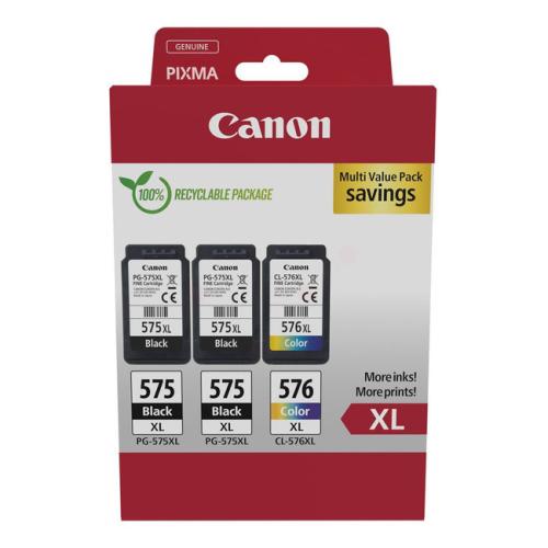 Canon printcartridge black / color (5437C004 / PG575XL+CL576XL) (multipack, high capacity)