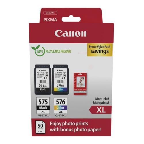 Canon printcartridge black / color (5437C006 / PG575XL+CL576XL) (Twin Pack, multipack, high capacity)