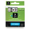 Dymo labels black on transparent (45010 / S0720500), 12mm, laminated