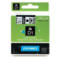 Dymo labels black on transparent (43610 / S0720770), 6mm, laminated