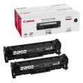 Canon toner cartridge black (2662B005 / 718BKVP) (Twin Pack)