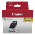 Canon printcartridge cyan / magenta / yellow (4541B009 / CLI526) (multipack)