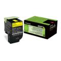 Lexmark toner cartridge yellow (80C2SY0 / 802SY) (Return)