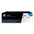 HP toner cartridge cyan / magenta / yellow (CF372AM / 304A) (multipack)