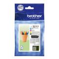 Brother printcartridge black / cyan / magenta / yellow (LC3217VALDR /) (multipack)