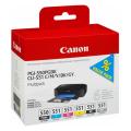 Canon printcartridge black / cyan / magenta / yellow / grey (6496B005 / PGI550CLI551) (multipack)