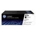 HP toner cartridge black (CF283AD / 83A) (Twin Pack)