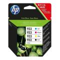 HP printcartridge black / cyan / magenta / yellow (6ZC71AE / 932933) (multipack)