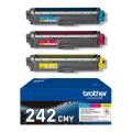 Brother toner cartridge cyan / magenta / yellow (TN242CMY /) (multipack)