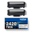 Brother toner cartridge black (TN2420TWIN /) (Twin Pack)